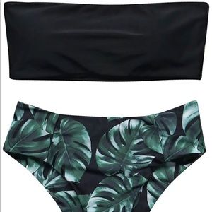 RUUHEE High Wasted Strapless Swimsuit Bikini
